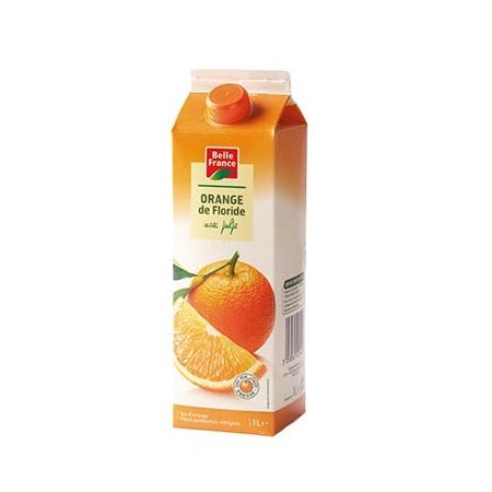 Pur jus d orange avec pulpe